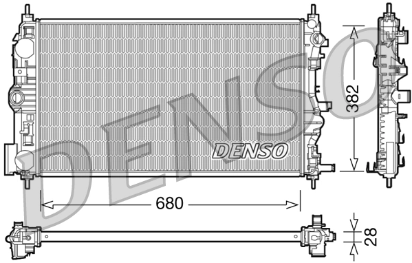 Radiator, engine cooling