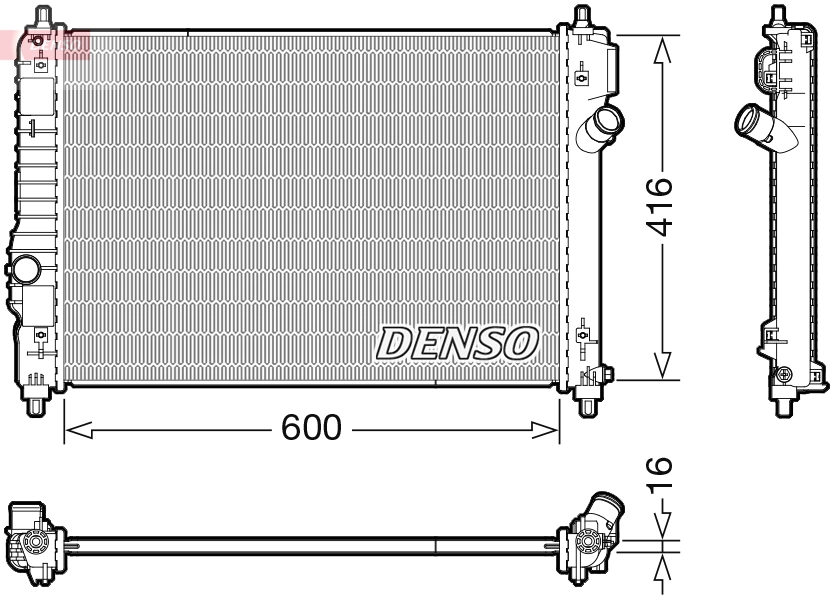 Radiator, engine cooling