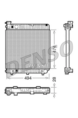 Radiator, engine cooling