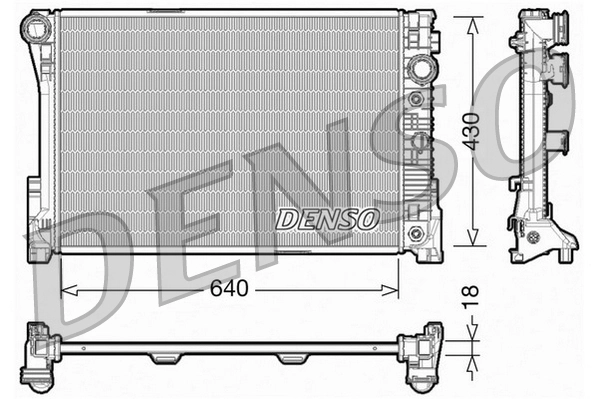 Radiator, engine cooling
