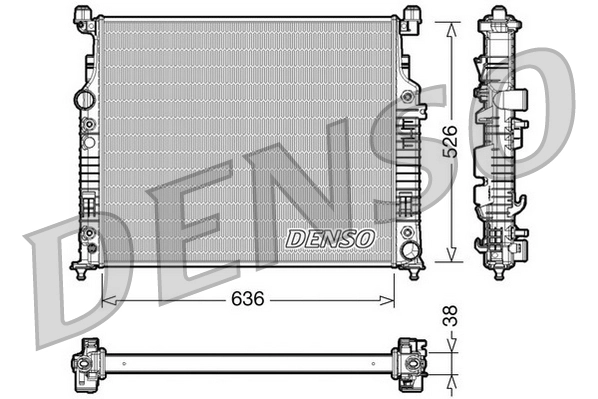 Radiator, engine cooling