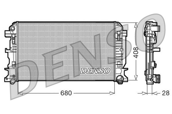 Radiator, engine cooling