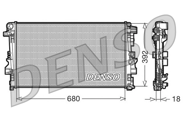 Radiator, engine cooling