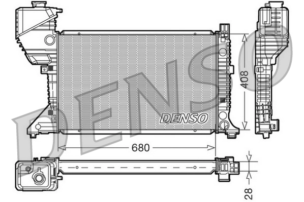 Radiator, engine cooling