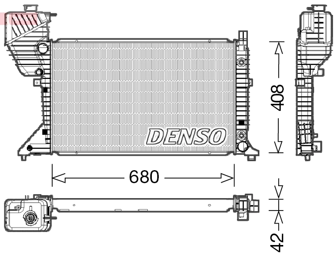 Radiator, engine cooling