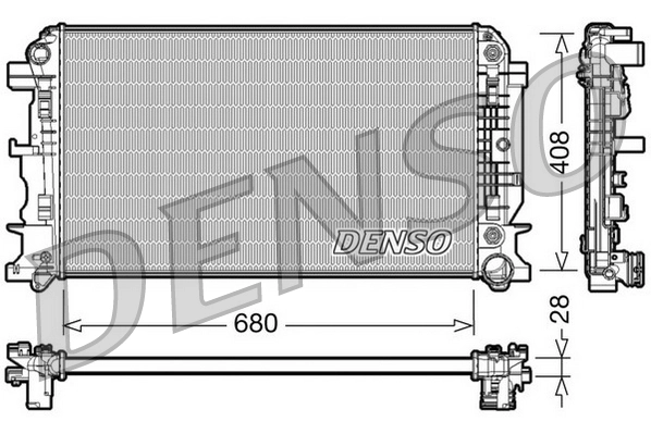 Radiator, engine cooling