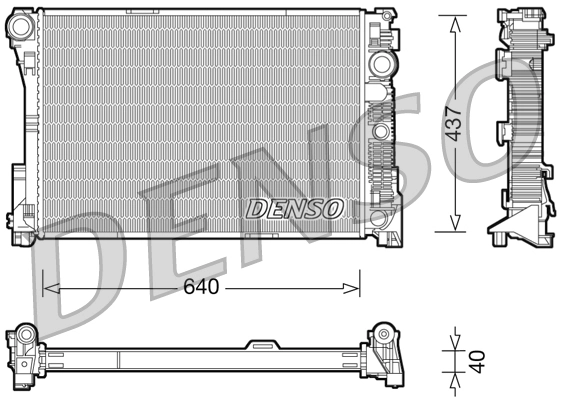 Radiator, engine cooling