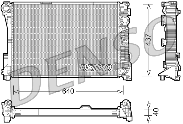 Radiator, engine cooling