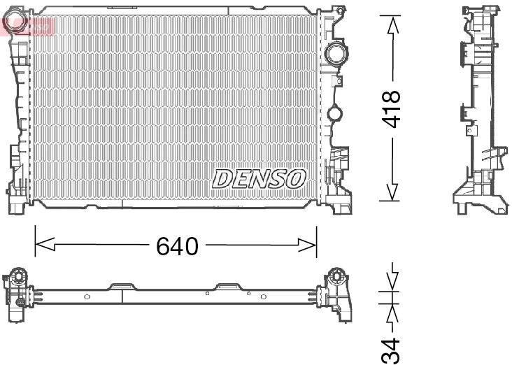 Radiator, engine cooling