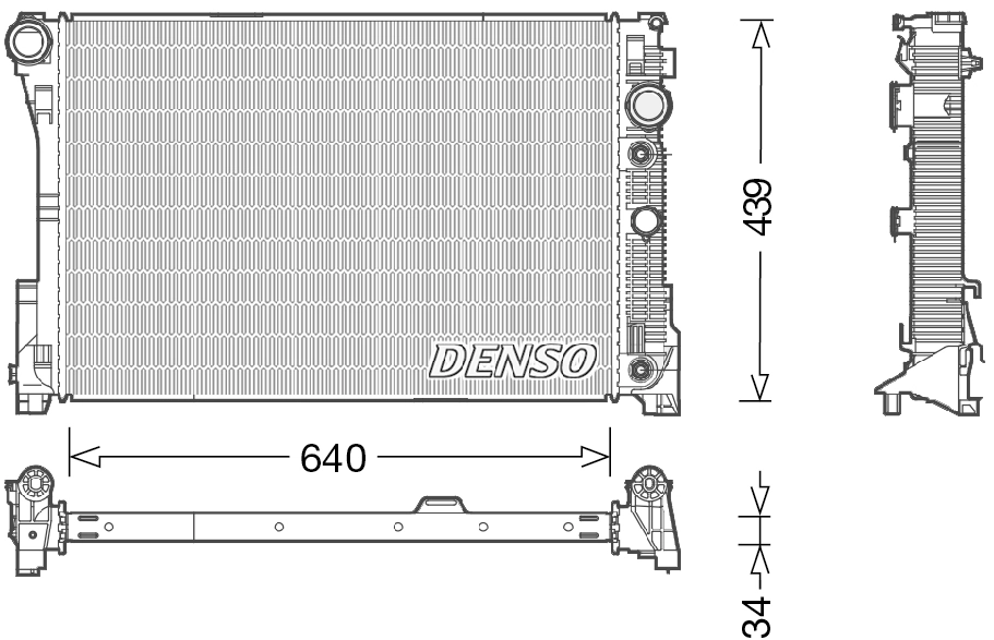 Radiator, engine cooling