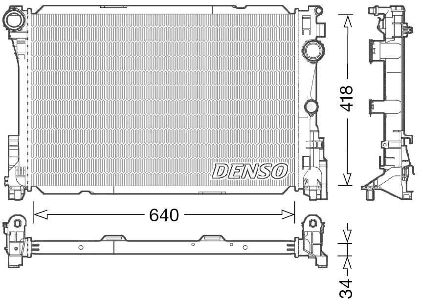 Radiator, engine cooling