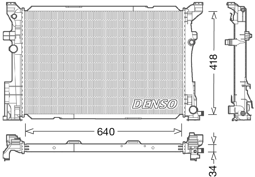 Radiator, engine cooling