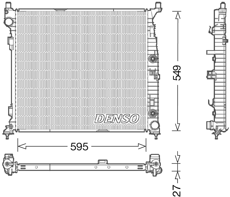 Radiator, engine cooling