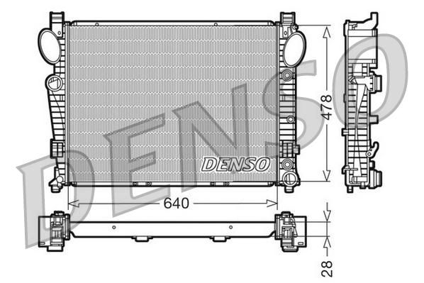 Radiator, engine cooling