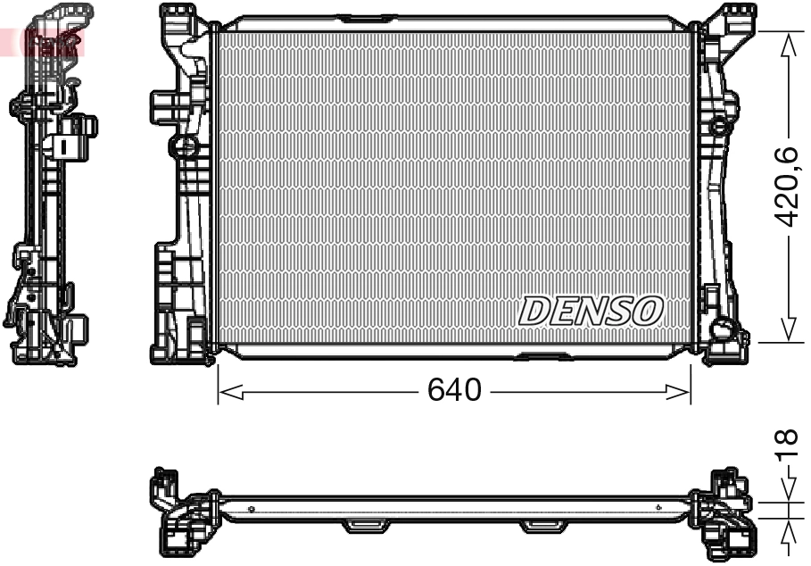 Radiator, engine cooling