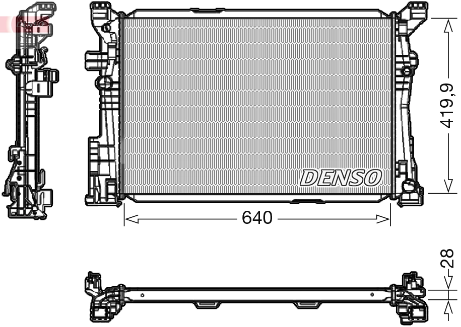 Radiator, engine cooling
