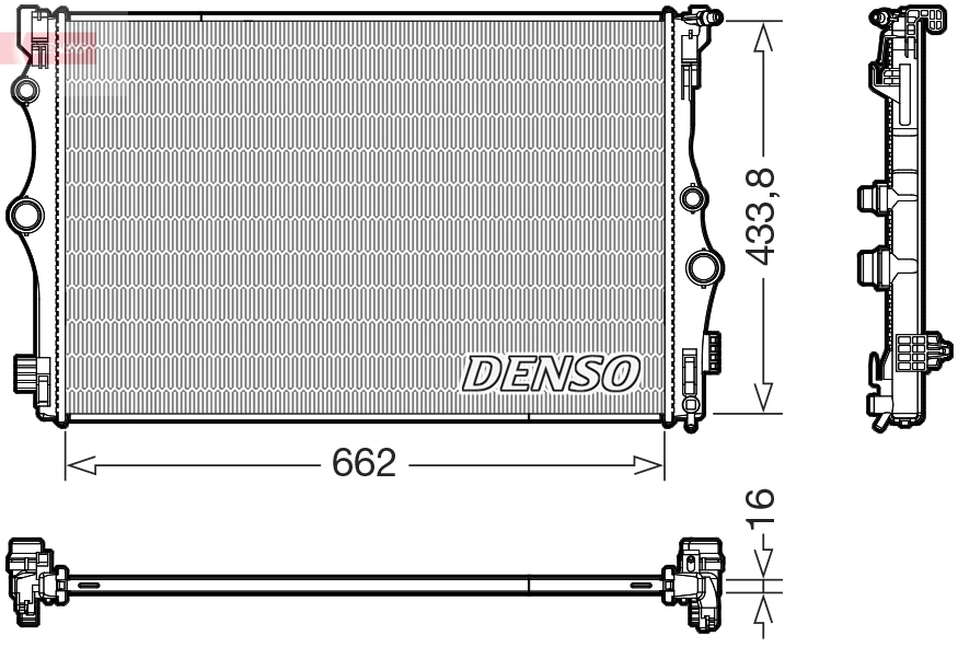 Radiator, engine cooling
