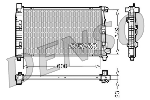 Radiator, engine cooling