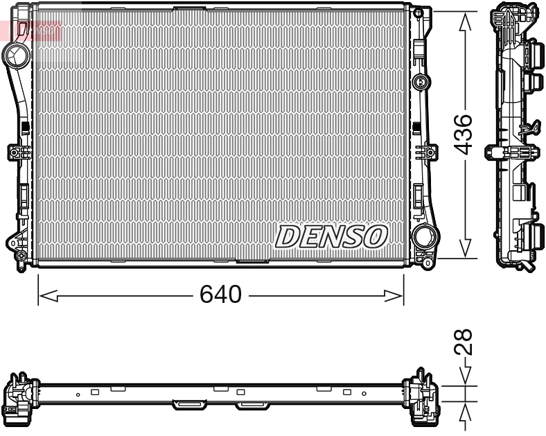 Radiator, engine cooling
