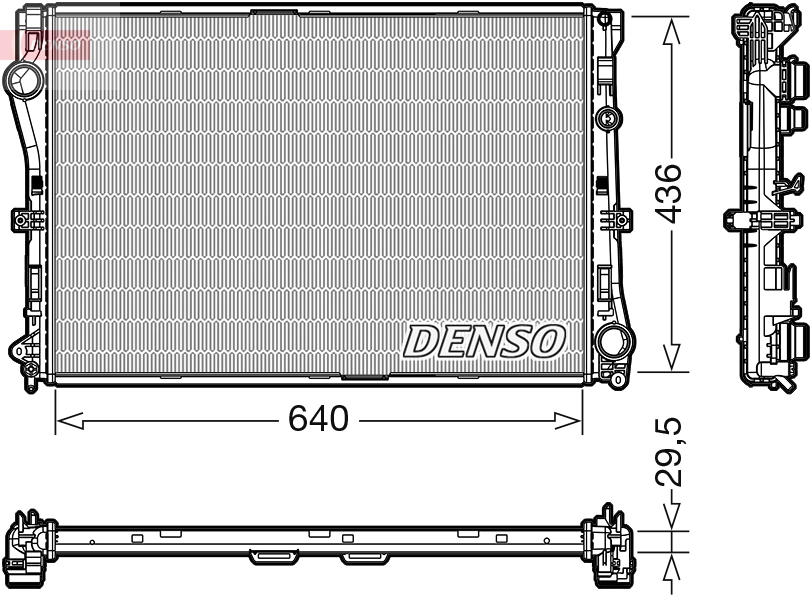Radiator, engine cooling