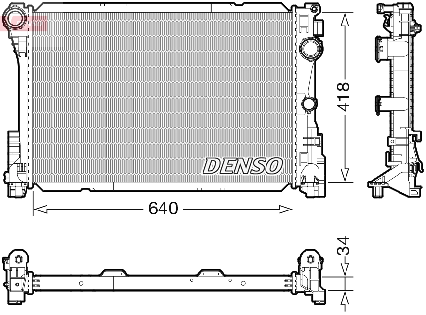 Radiator, engine cooling