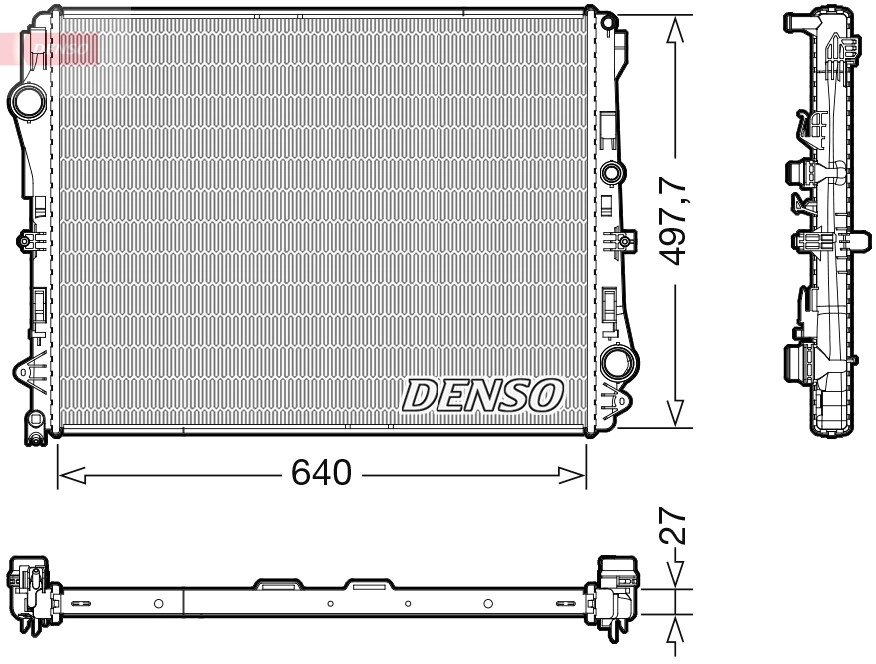 Radiator, engine cooling