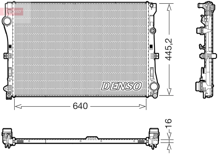 Radiator, engine cooling