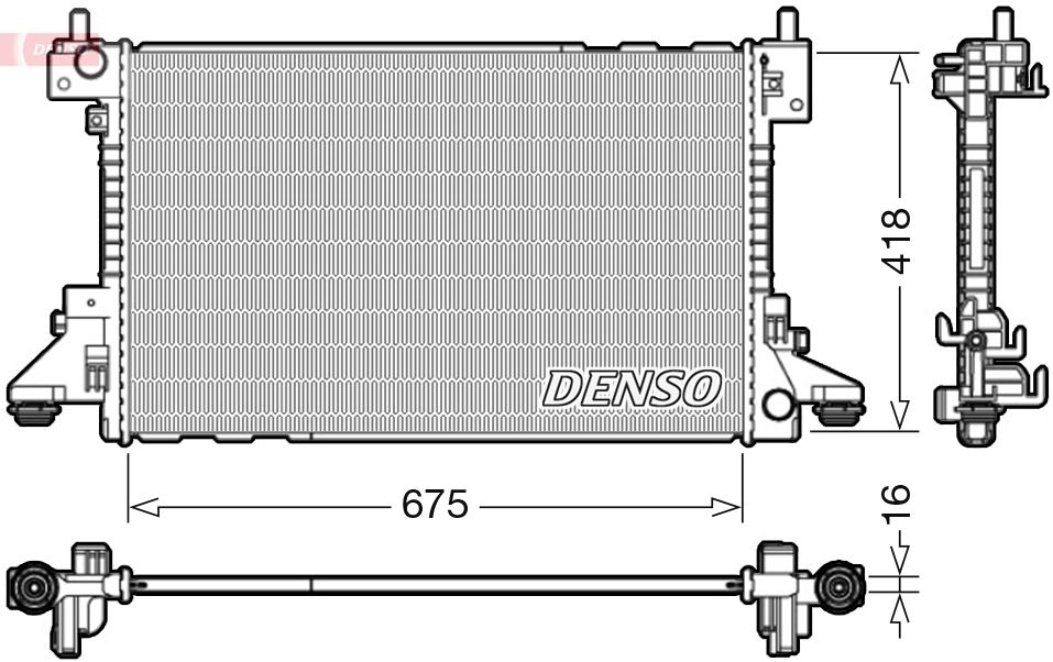 Radiator, engine cooling
