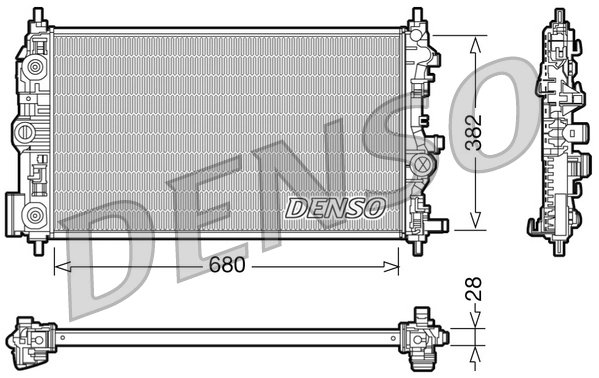 Radiator, engine cooling