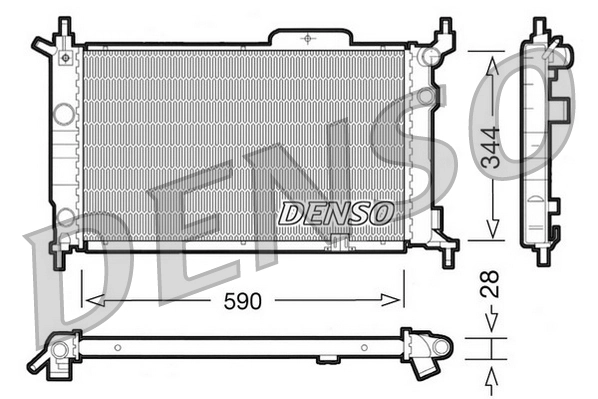 Radiator, engine cooling
