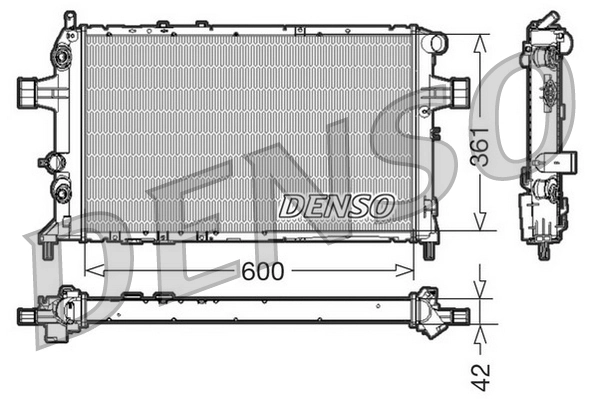 Radiator, engine cooling