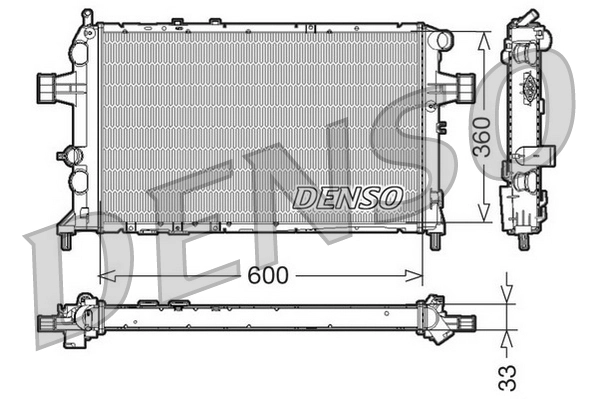 Radiator, engine cooling