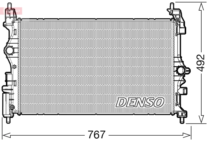 Radiator, engine cooling