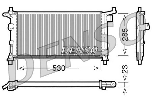 Radiator, engine cooling