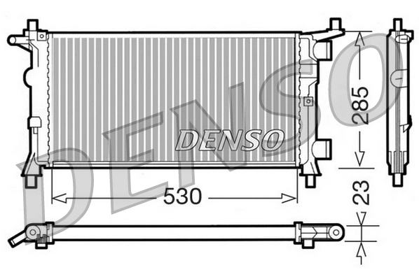 Radiator, engine cooling
