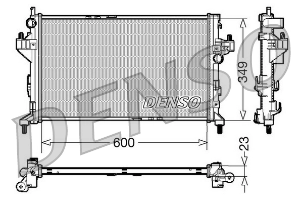 Radiator, engine cooling