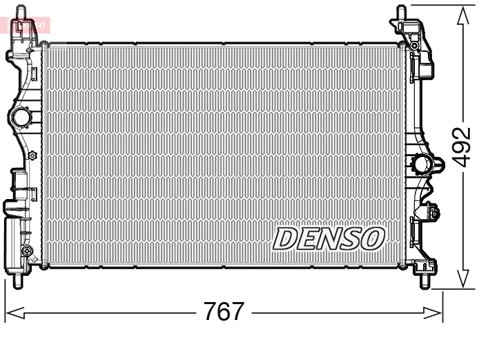 Radiator, engine cooling