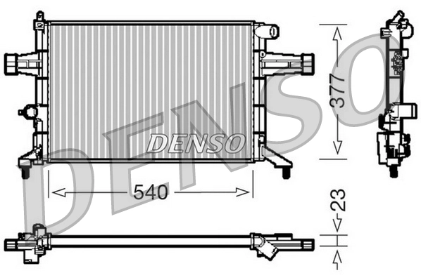 Radiator, engine cooling