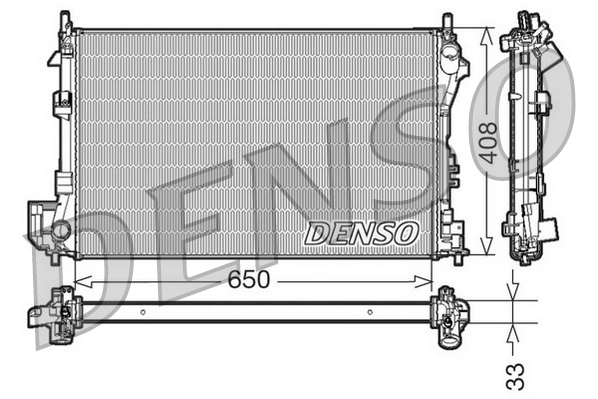 Radiator, engine cooling