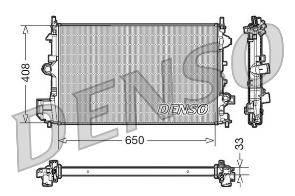Radiator, engine cooling