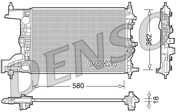 Radiator, engine cooling