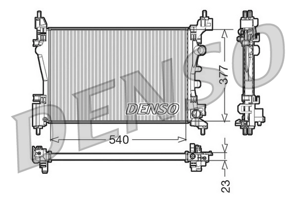 Radiator, engine cooling
