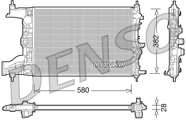Radiator, engine cooling