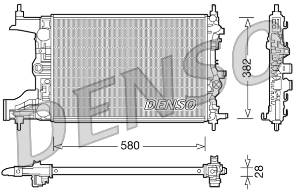 Radiator, engine cooling