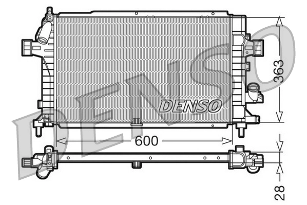 Radiator, engine cooling