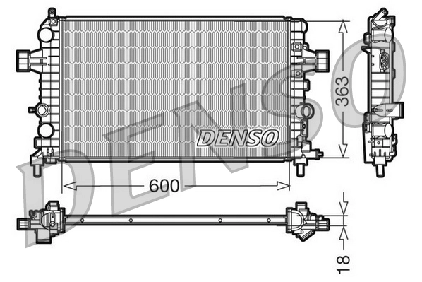 Radiator, engine cooling