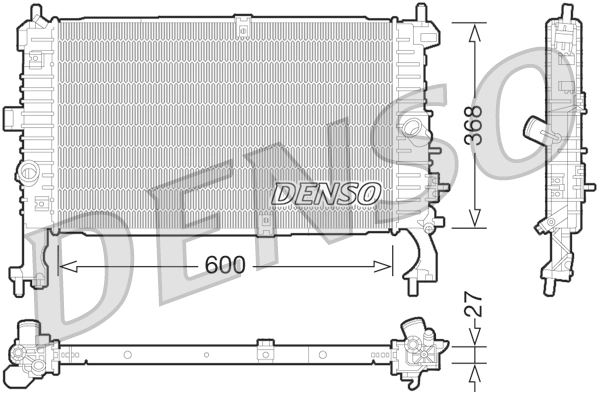 Radiator, engine cooling