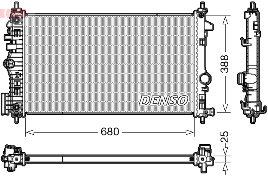 Radiator, engine cooling