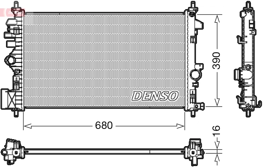 Radiator, engine cooling