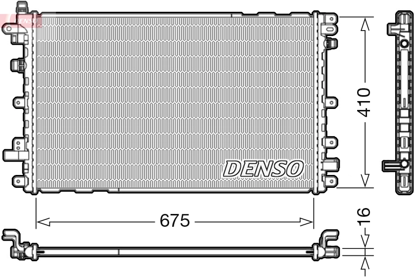 Radiator, engine cooling